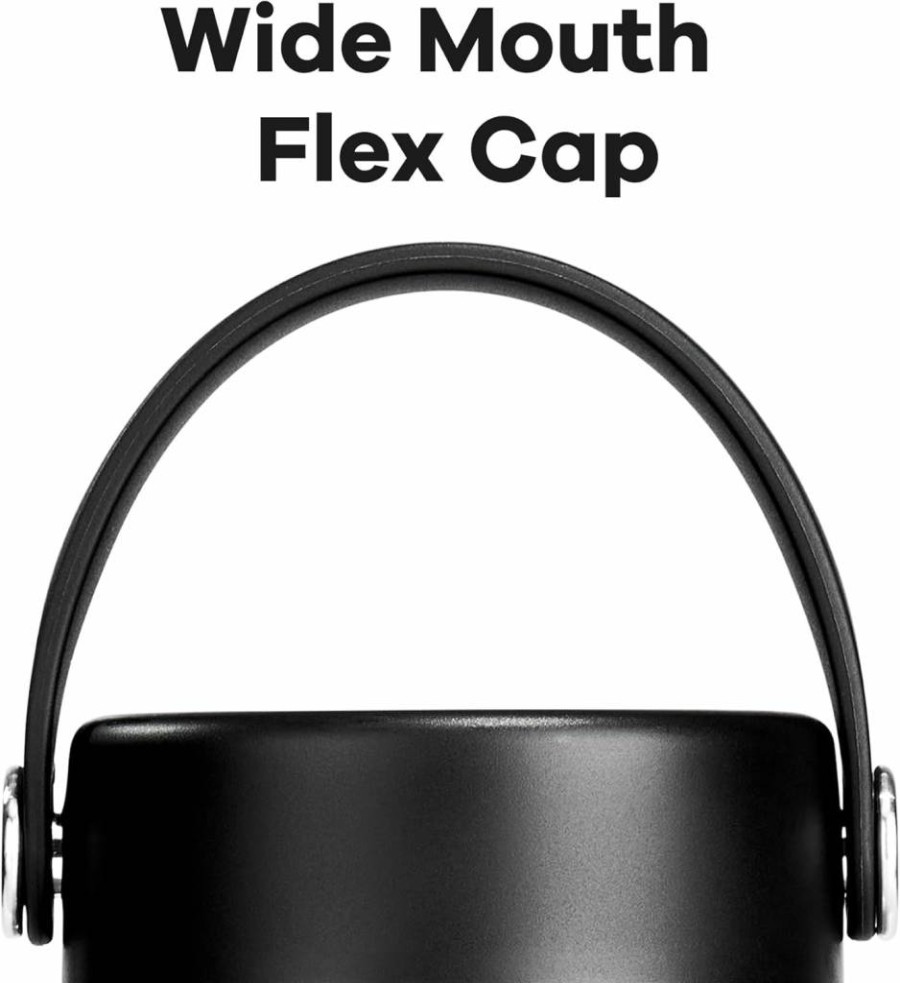 Hydro Flask Wide Mouth Water Bottle Lid Replacement - Insulated Stainless Steel Accessory