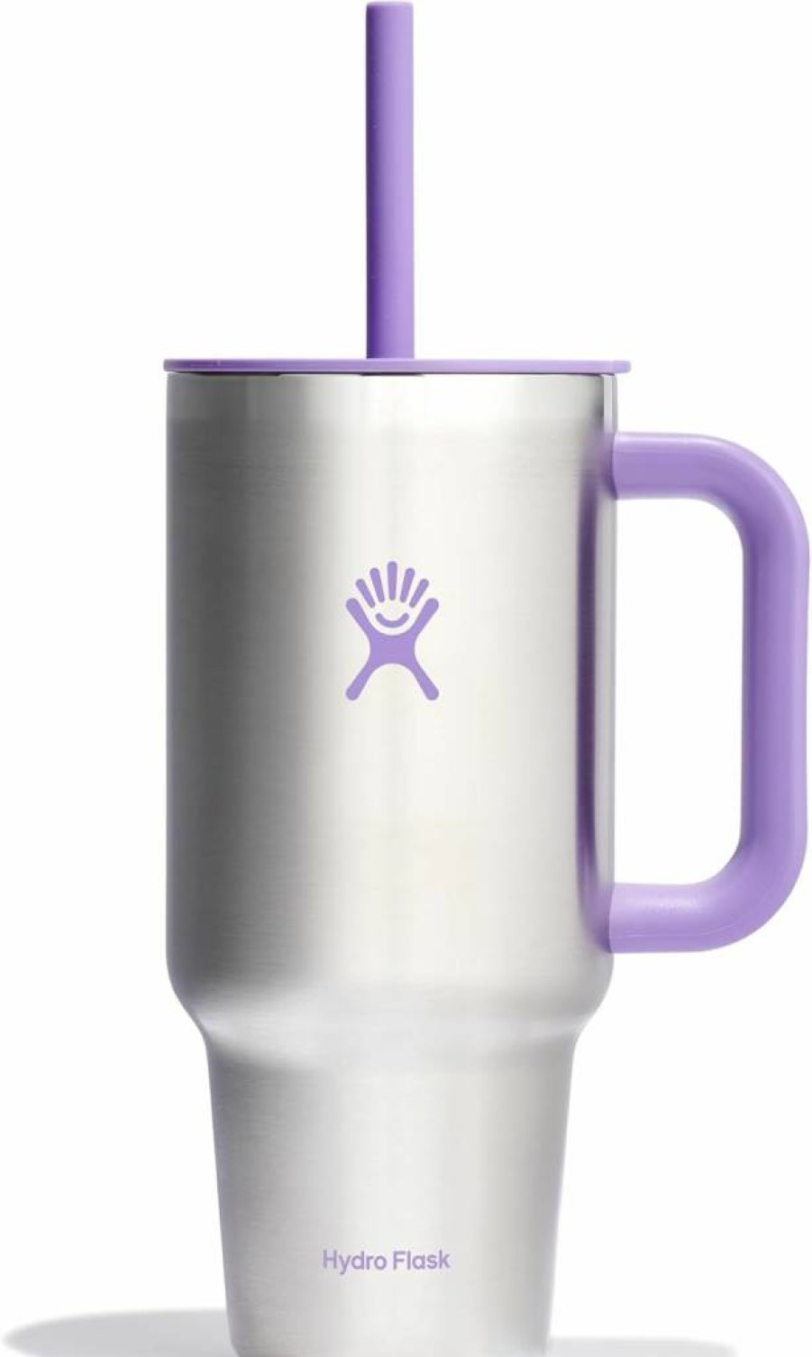 Hydro Flask 24 Oz Insulated Stainless Steel Travel Tumbler with Handle, Leak-Proof Lid & Straw - Agave Green